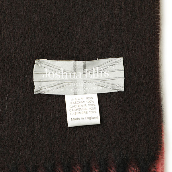 Joshua Ellis 100%カシミヤ スカーフ 赤黒チェック Joshua Ellis 100%カシミヤ スカーフ 赤黒チェック 楽天市場